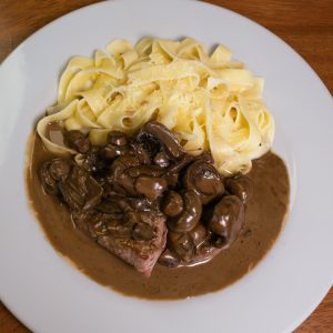 Lomo a los 3 Hongos – Giulia Trattoria
